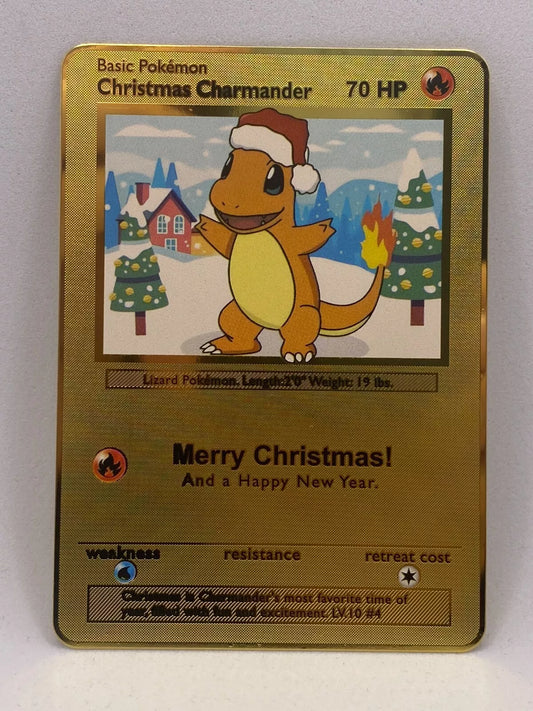 Weihnachtskarten: Evoli - Pikachu - Glumanda - Gengar