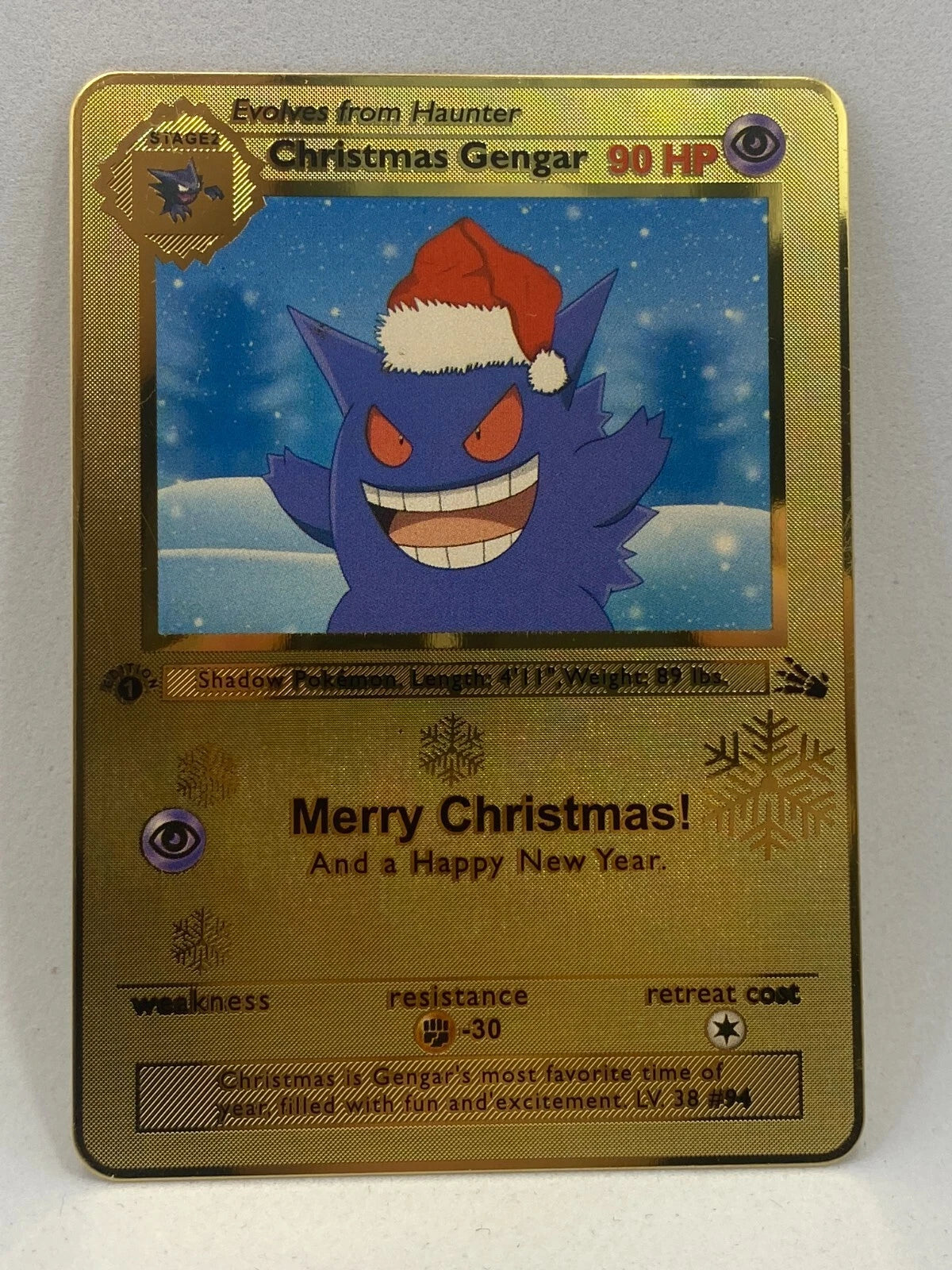 Weihnachtskarten: Evoli - Pikachu - Glumanda - Gengar