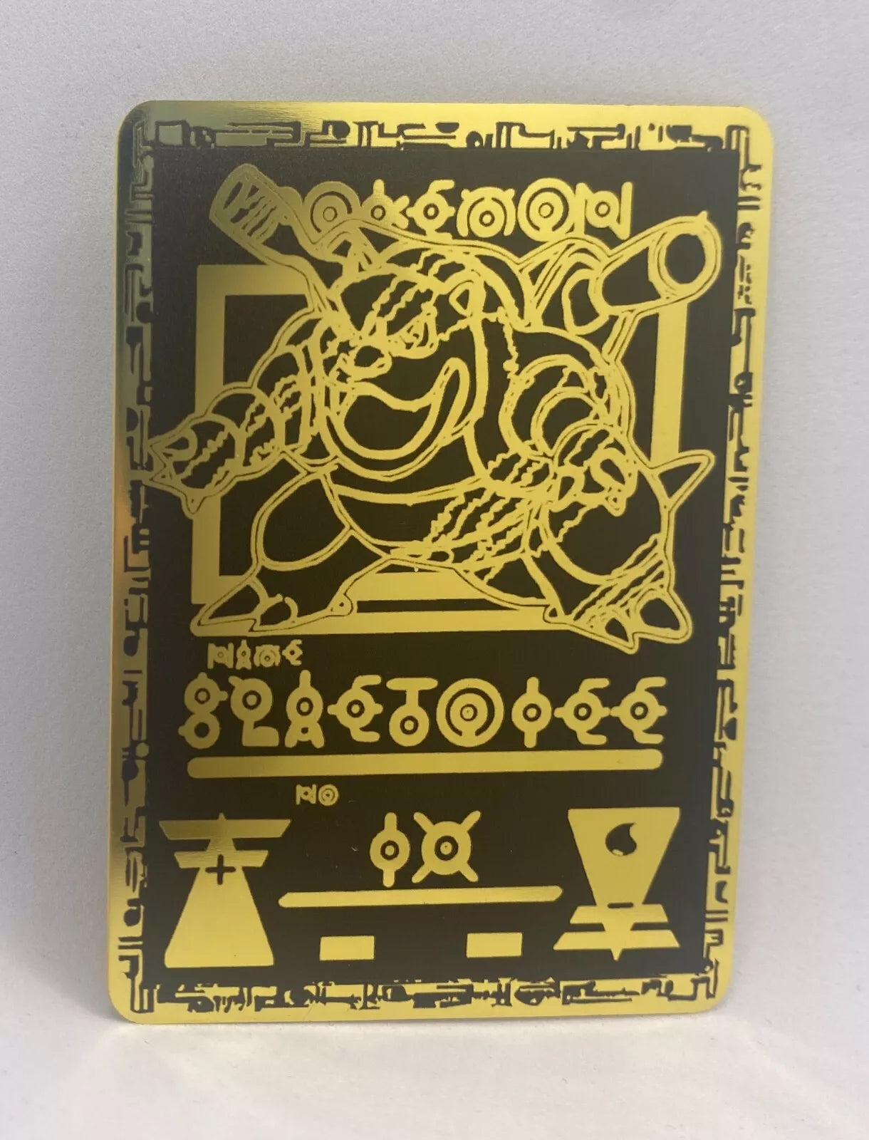 Metallkarten Ancient Design: Mew - Glurak - Pikachu
