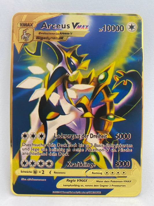 Metallkarte Arceus VMax