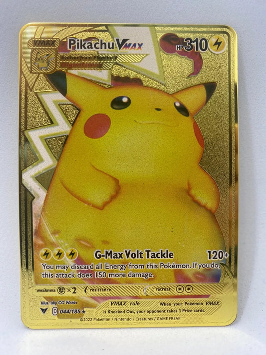 Metallkarte Pikachu VMax