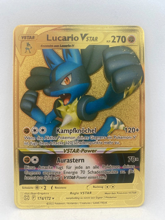 Metallkarte Lucario VStar