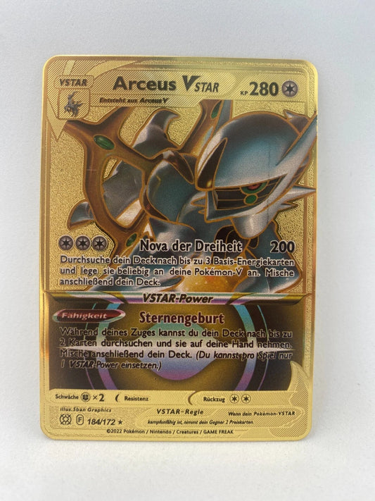 Metallkarte Arceus VStar