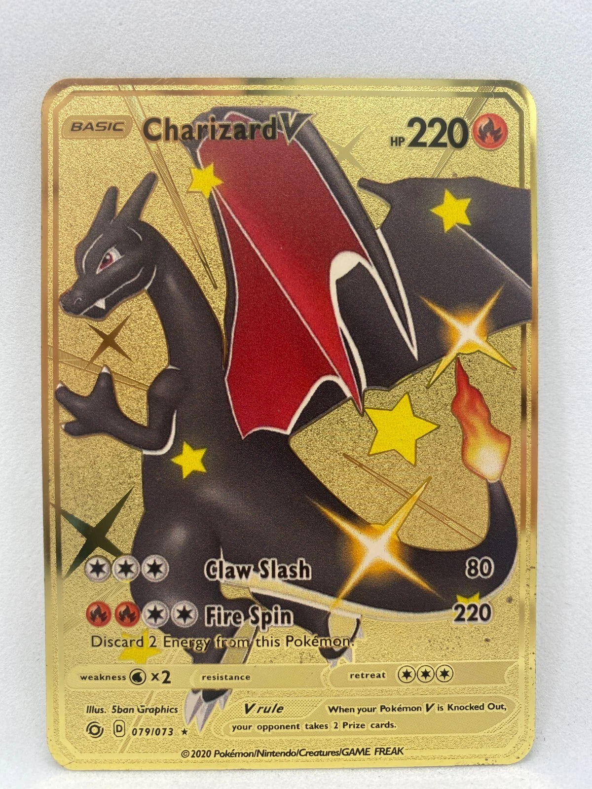 Metallkarte Glurak V