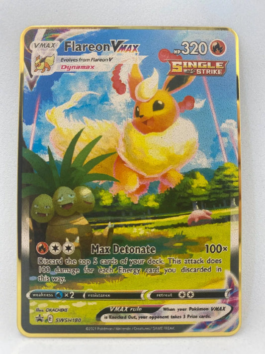 Metallkarte Flareon VMax